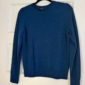 Quince Blue Cashmere Sweater
